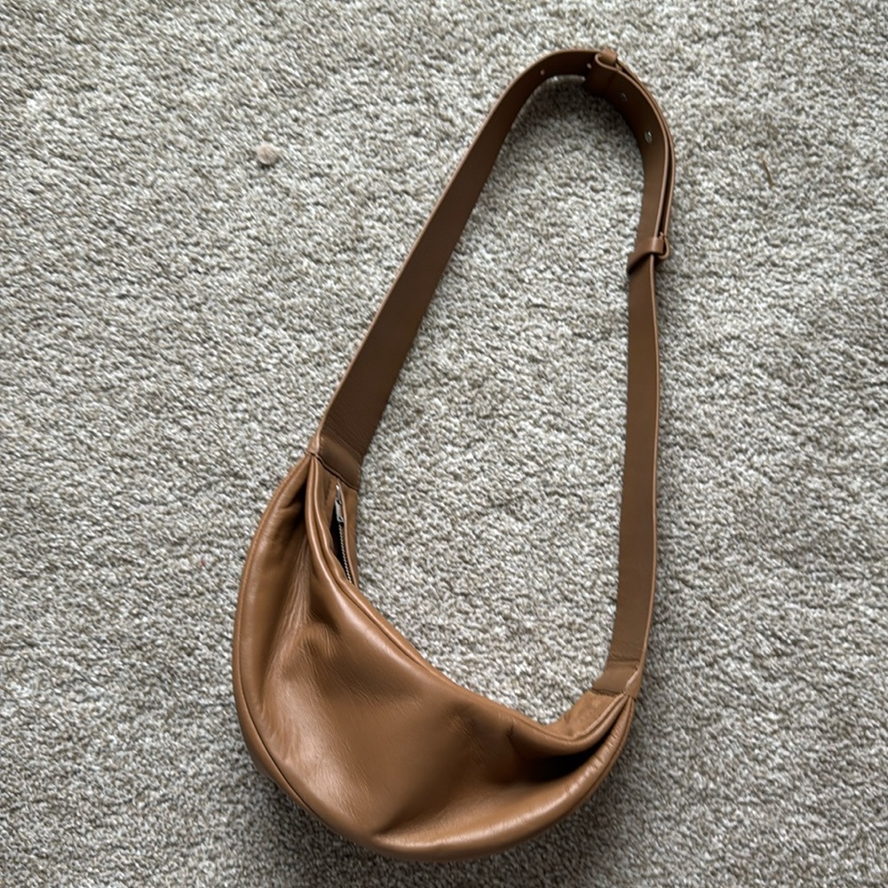 COS tan crossbody bag